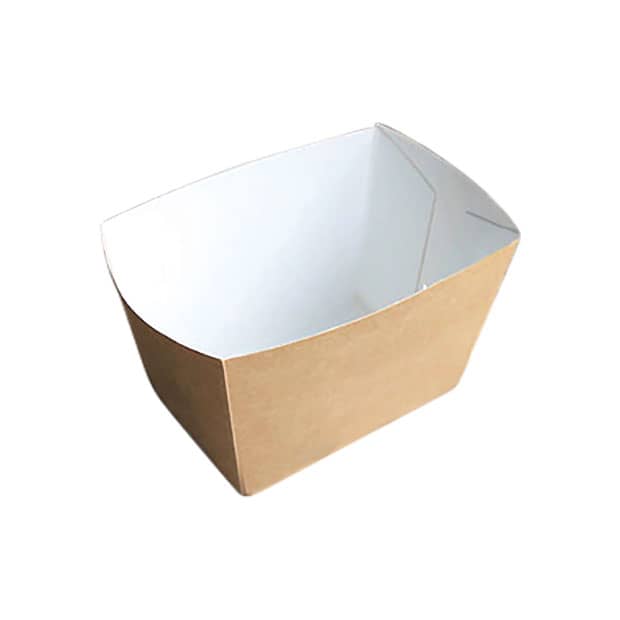 No. 1 kraft paper chicken nugget box white with brown back open square.jpg